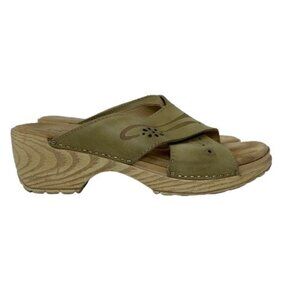 GOLC Italian Leather Open Toe Cutout Handcrafted Sandals Size 7.5